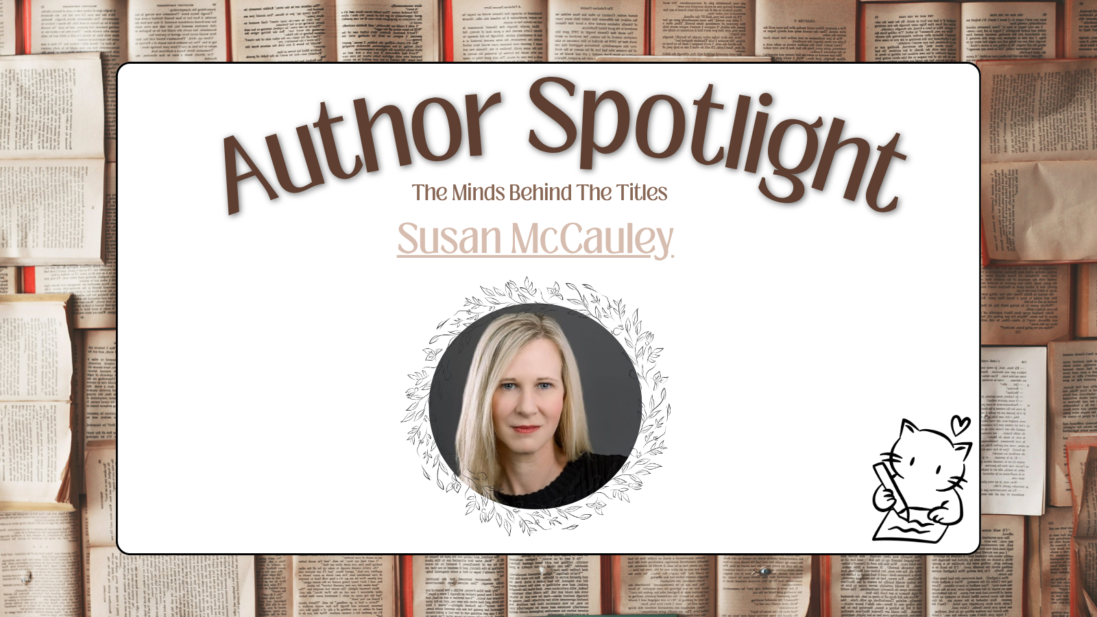 From YA Fiction to deeply emotional gothic horror: an interview with Susan McCauley